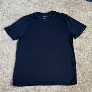 Unbound Merino Wool Navy Blue Short Sleeve T Shirt